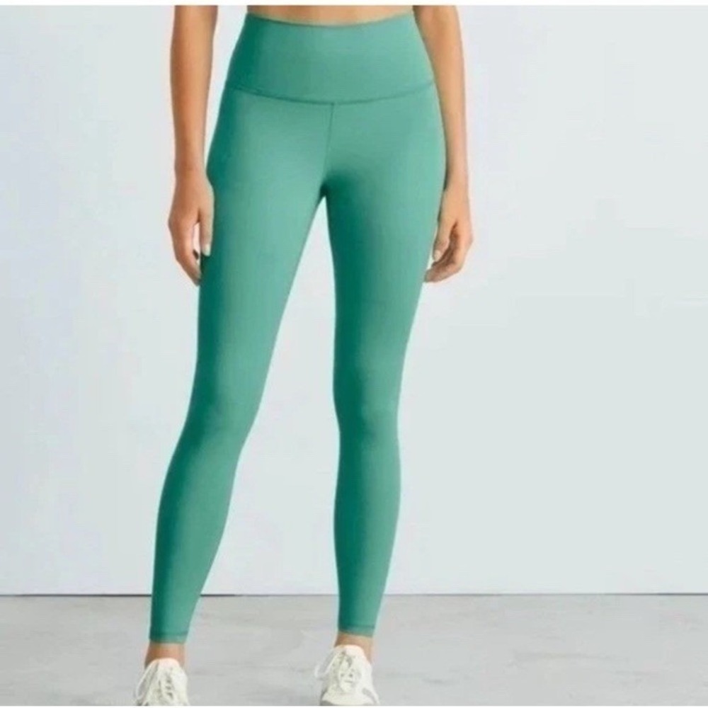 Everlane NWT Perform Leggings Soft Green Size S Ankle High Rise Activewear‎